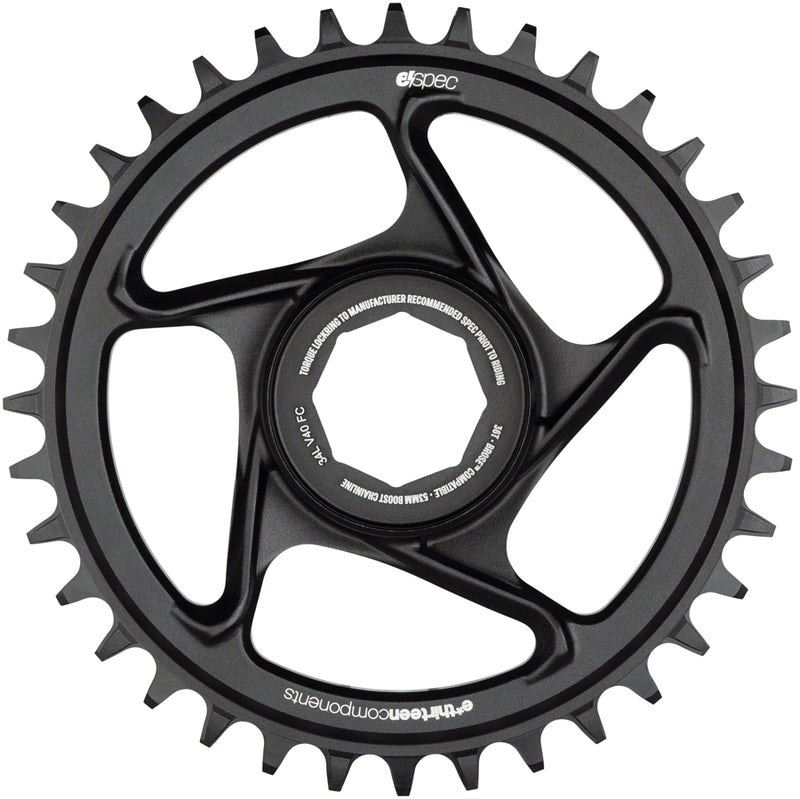Load image into Gallery viewer, e*thirteen e*spec Aluminum Direct Mount Chainring 36t for Brose S Mag, Black
