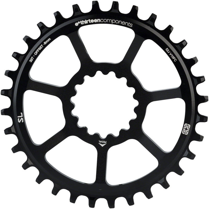 Load image into Gallery viewer, e*thirteen Narrow Wide 32t Direct Mount SL Guidering 10/11/12-Speed Alloy Black
