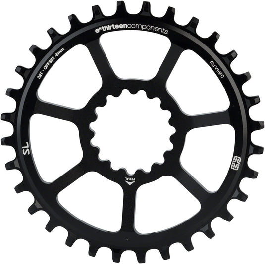 e*thirteen Narrow Wide 32t Direct Mount SL Guidering 10/11/12-Speed Alloy Black