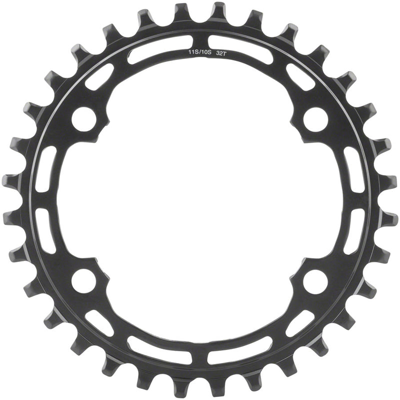 Load image into Gallery viewer, Shimano Deore M5100-1 Chainring - 32t, 10/11-Speed, Asymmetric 96 BCD, Black
