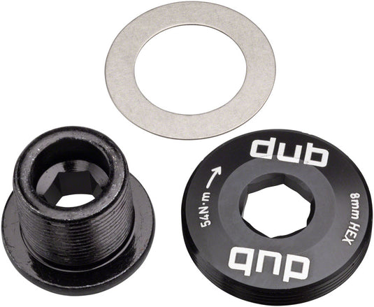 SRAM Self-Extracting Crank Arm Bolt Kit M18/M30 DUB Steel Black - Durable Bike Crank Fixings
