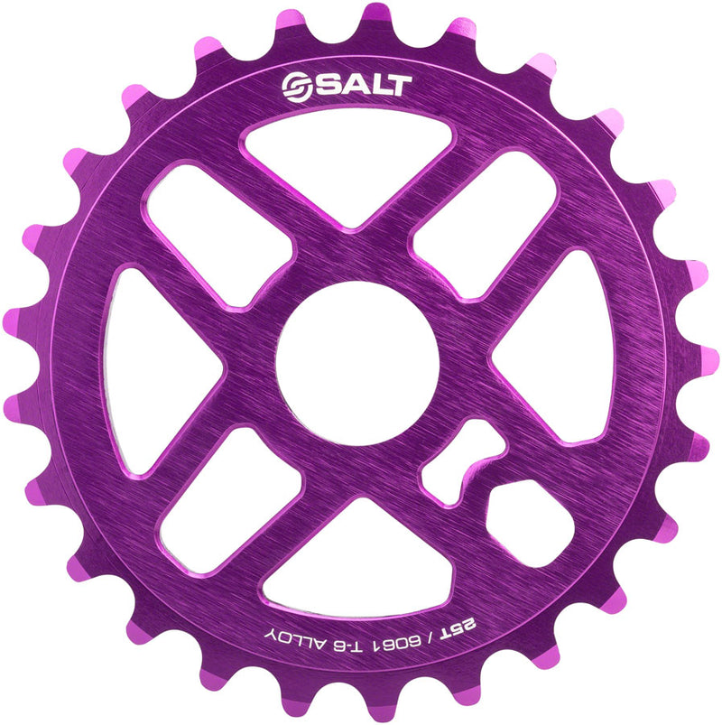 Load image into Gallery viewer, Salt Pro Sprocket 25T Purple Alloy Includes 19 mm and 22 mm Spindal Adapters

