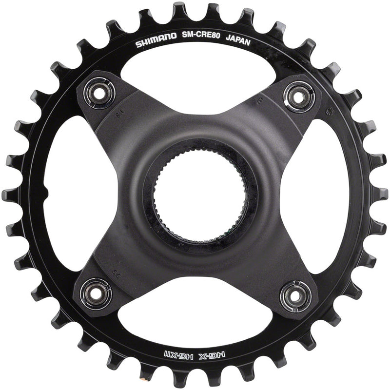 Load image into Gallery viewer, Shimano STEPS SM-CRE80-B Chainring without Chainguide, 53mm Boost Chainline, 34t
