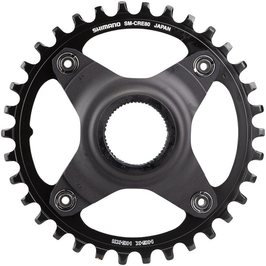 Shimano STEPS SM-CRE80-B Chainring without Chainguide, 53mm Boost Chainline, 34t