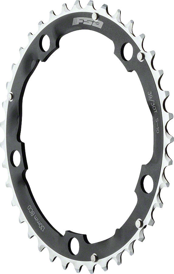 Load image into Gallery viewer, Full Speed Ahead Pro Road Chainring Bundle - 50t &amp; 39t Aluminum BCD 130mm, 10/9-Speed Compatible
