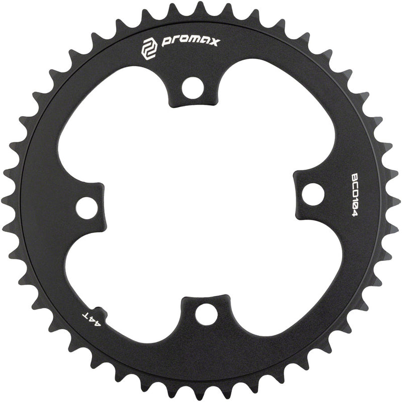 Load image into Gallery viewer, Promax 4-Bolt Chainring - 44t, 104 BCD, Black
