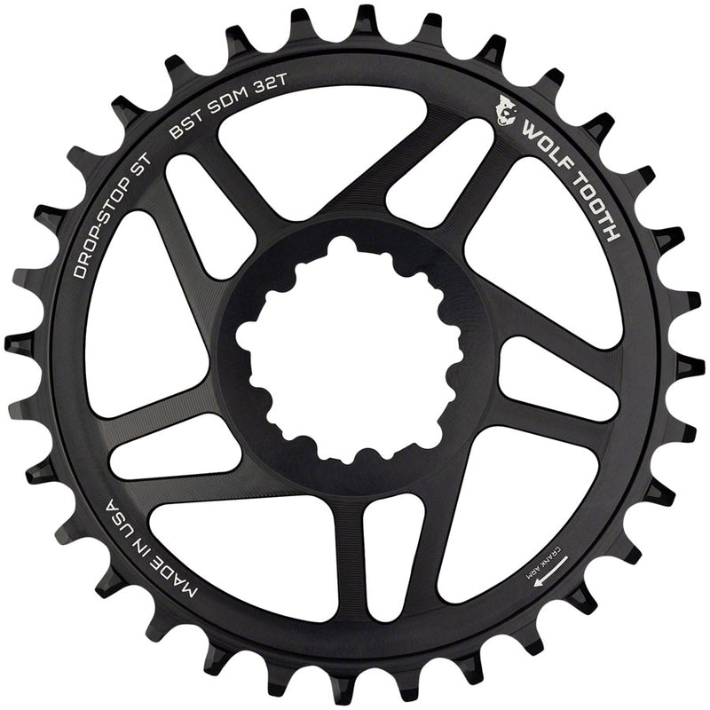 Load image into Gallery viewer, Wolf Tooth Elliptical Direct Mount Chainring - 32t, SRAM Direct Mount, For SRAM 3-Bolt Boost Cranks, Requires
