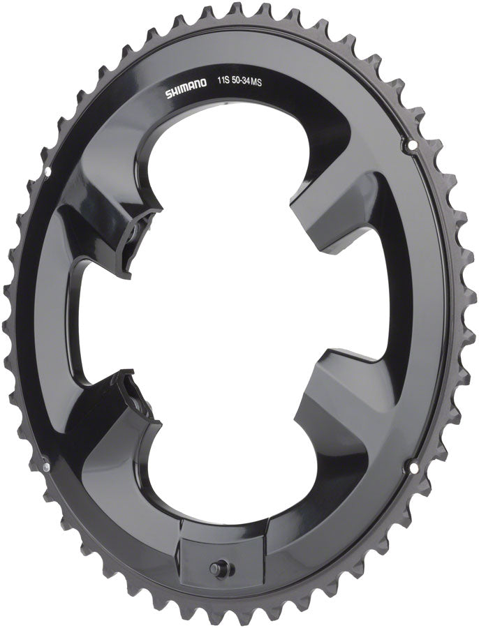 Load image into Gallery viewer, Shimano FC-RS510 Chainring 50t 110 BCD Asymmetric Aluminum Blk Road MTB Hybrid
