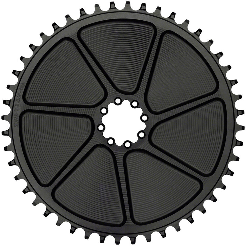 Load image into Gallery viewer, Wolf Tooth Aero Direct Mount Chainring - 50t, Direct Mount SRAM 8-Bolt, Drop-Stop B, Black

