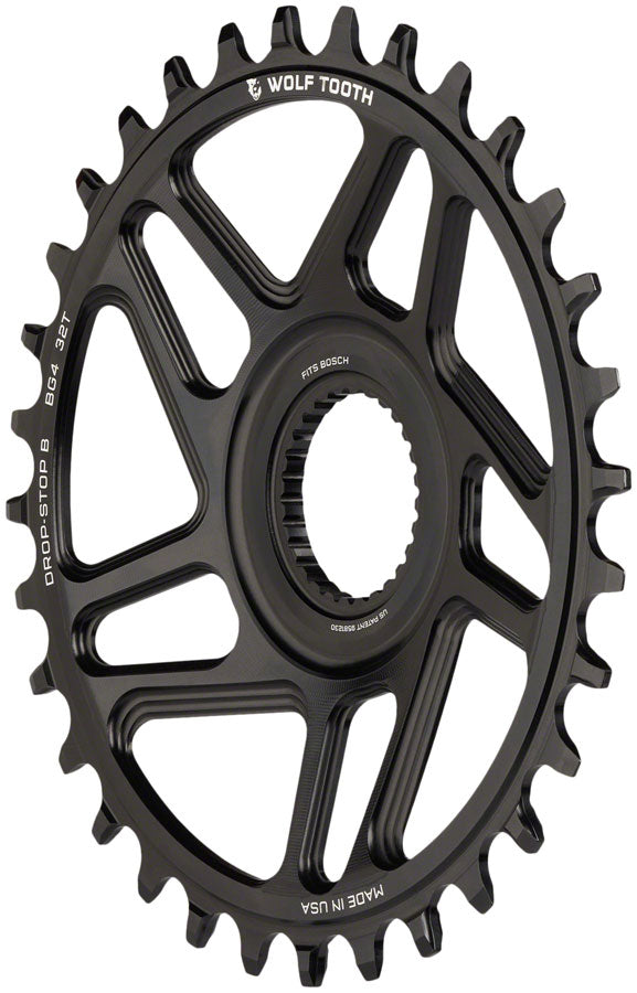 Load image into Gallery viewer, Wolf Tooth Bosch Gen 4 Direct Mount Chainring - Drop-Stop B, 34T, Black
