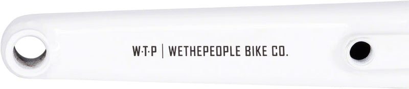 Load image into Gallery viewer, We The People Logic Crankset - 165mm, Mid Bottom Bracket Included, White

