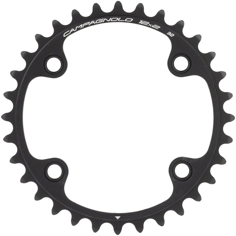 Load image into Gallery viewer, Campagnolo Chorus Chainring and Bolt Set 32t 96 BCD 12-Speed 4-Bolt Aluminum Blk
