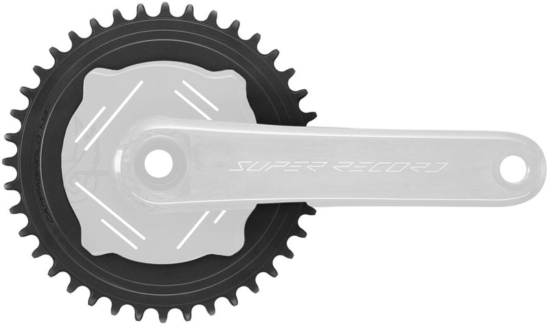 Load image into Gallery viewer, Campagnolo Super Record X 13 Aero Chainring - 40t, 4-Bolt, 104 BCD, Aluminum, Black
