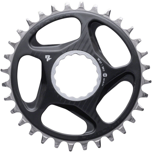 RaceFace ERA Direct Mount Chainring - 30t, DM CINCH, For Shimano 12-Speed HG+ Compatible Chain, Black