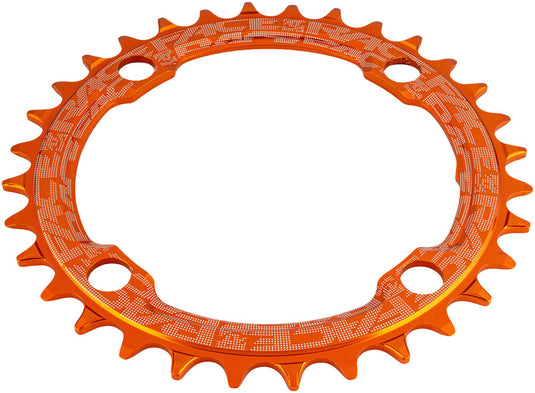 RaceFace 1x Narrow Wide Chainring - 36t, 104 BCD, 10-12 Speed, 7075 Aluminum, Orange