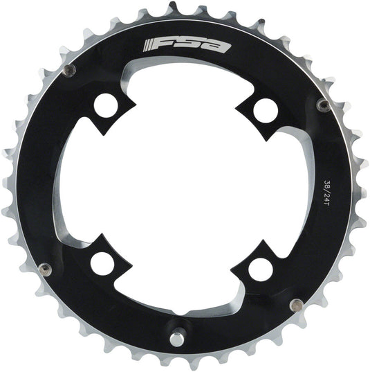 Full Speed Ahead Pro MTB Outer Chainring 38t 96 BCD 4-Bolt 11-Speed Aluminum Blk