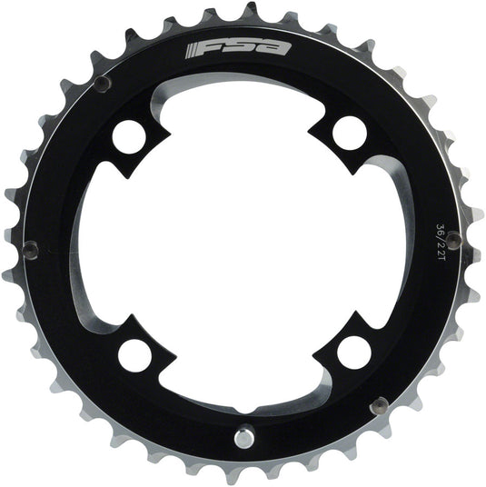 Full Speed Ahead Pro MTB Outer Chainring 36t 96 BCD 4-Bolt 11-Speed Aluminum Blk