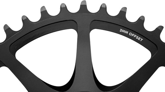 Cane Creek Direct Mount Chainring - 44t, 8-Bolt Direct Mount, 3mm Offset, Black
