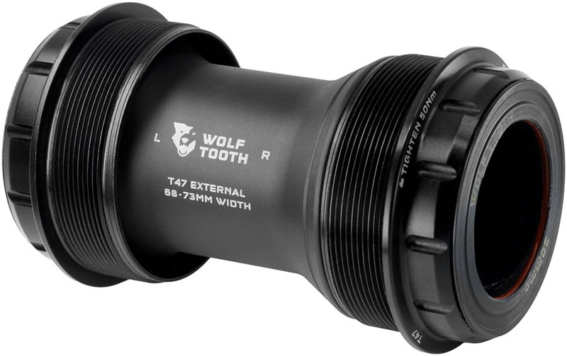 Load image into Gallery viewer, Wolf Tooth T47 External Bottom Bracket - T47 External, 68/73mm, For 30mm Spindle, Black
