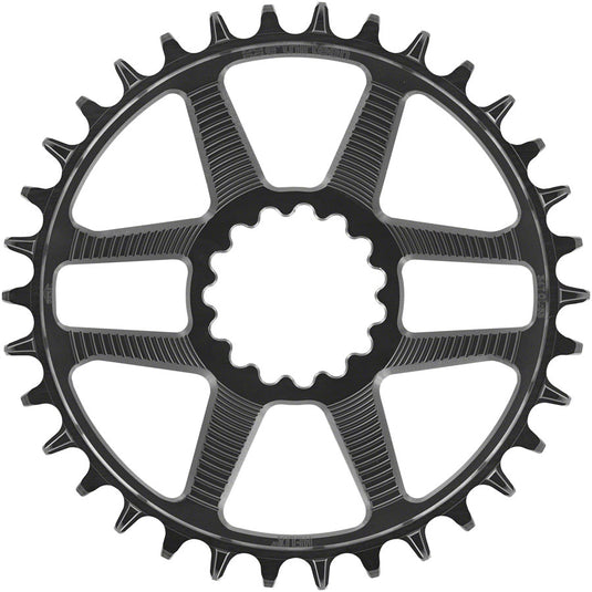 e*thirteen Helix R Chainring - 30t, 11/12-Speed, 52/55mm Flip Flop CL, 3.5mm Offset, e*thirteen DM, Black