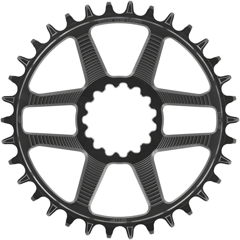 Load image into Gallery viewer, e*thirteen Helix R Chainring - 32t, 11/12-Speed, 52/55mm Flip Flop CL, 3.5mm Offset, e*thirteen DM, Black
