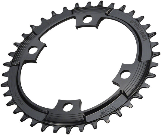 e*thirteen Helix R 107 BCD 4-Bolt Chainring - 42t, 11/12-Speed, 107BCD, Black