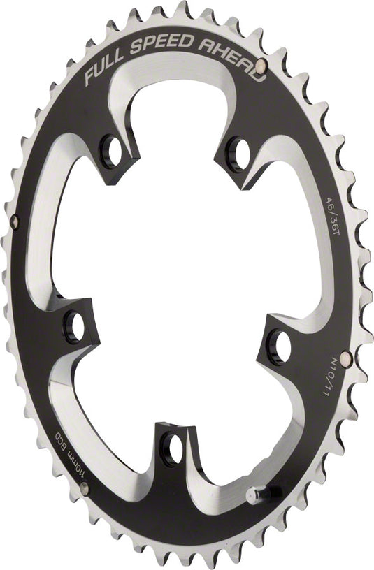 Premium FSA Full Speed Ahead Road Cycling Chainring Bundle 36t & 50t Aluminum Drive Gear for Speed & Precision