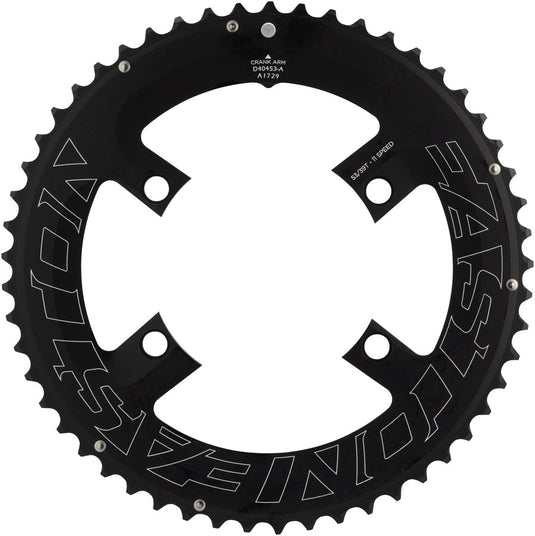 Easton Asymmetric Chainring 50t 110 BCD 4-Bolt 11-Speed Aluminum Black RD MTB