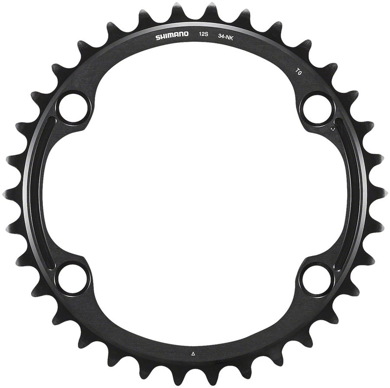 Load image into Gallery viewer, Shimano Dura-Ace R9200 12-Speed Asymmetric Aluminum Chainrings Bundle 34t Inner &amp; 50t Outer, Lightweight, High-Performance Cycling Components
