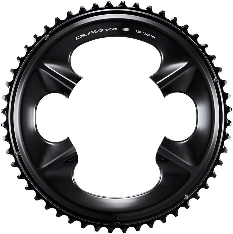 Load image into Gallery viewer, Shimano Dura-Ace FC-R9200 12-Speed Aluminum Chainrings Bundle - 36t &amp; 52t, Asymmetric 110 BCD, Lightweight High-Performance Cycling Components
