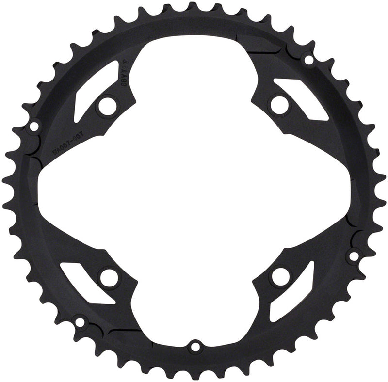 Load image into Gallery viewer, FSA Omega/Vero Pro Road Double Chainrings Bundle 30t &amp; 46t 11-Speed Aluminum Stealth Black
