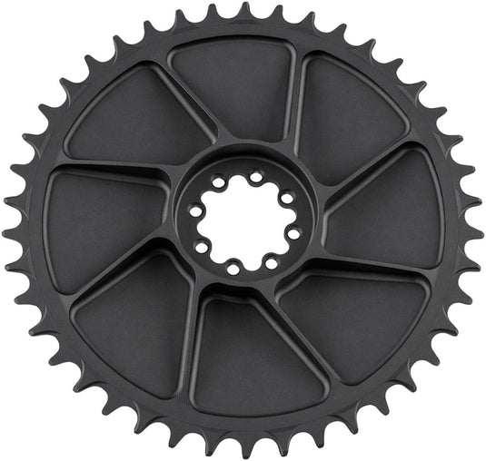 5DEV Aero Direct Mount Chainring - 42t, 8-Bolt, 7mm Offset, Aluminum, Black