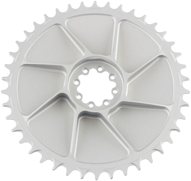 Load image into Gallery viewer, 5DEV Aero Direct Mount Chainring - 42t, 8-Bolt, 7mm Offset, Aluminum, Raw
