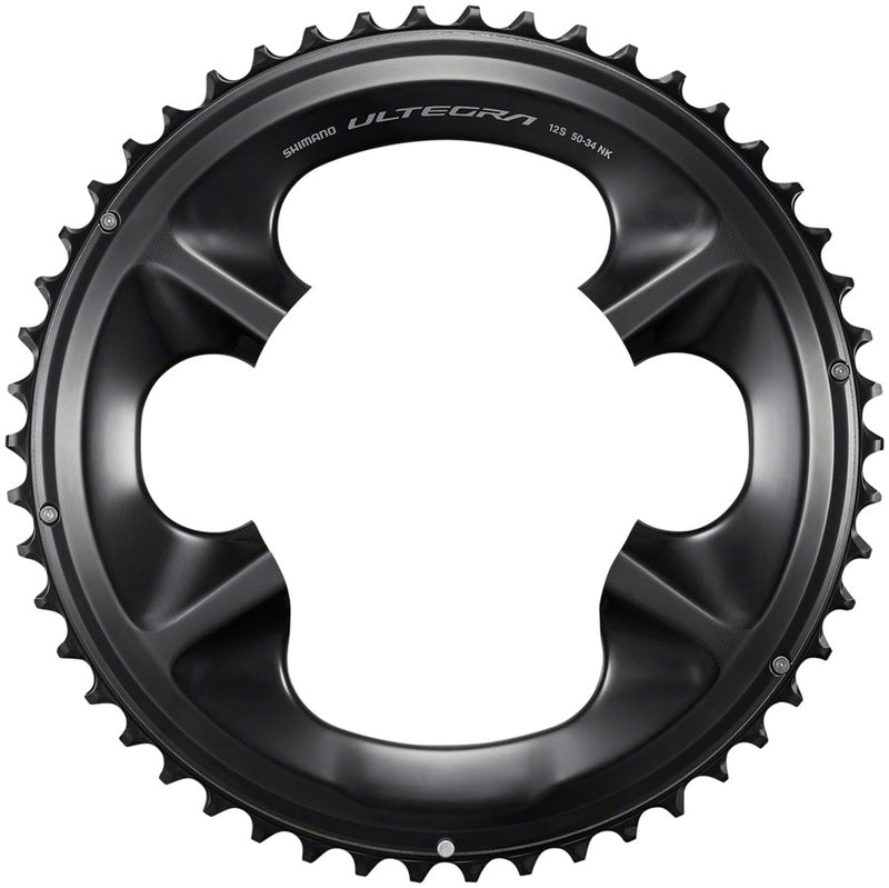 Load image into Gallery viewer, Shimano Ultegra R8100 12-Speed Chainrings Kit 50t &amp; 34t Asymmetric Aluminum, High-Performance Cycling Components
