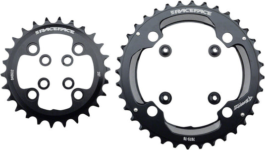 RaceFace Turbine Chainring 26/36t 64/104 BCD 11-Speed Aluminum Black Road MTB