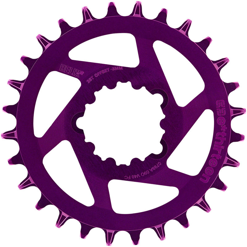 Load image into Gallery viewer, e*thirteen Helix R Guidering - 28t 11/12-Speed 3mm Offset SRAM

