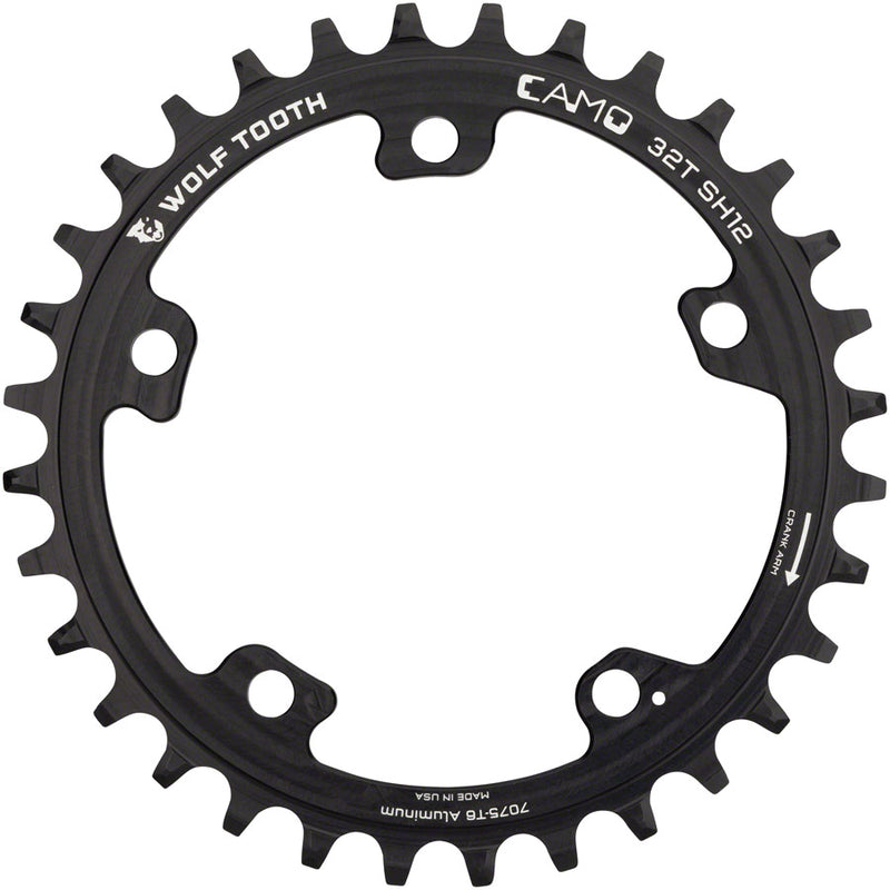 Load image into Gallery viewer, Wolf Tooth Chainring 32t CAMO Mount Requires 12-Speed Hyperglide+ Aluminum

