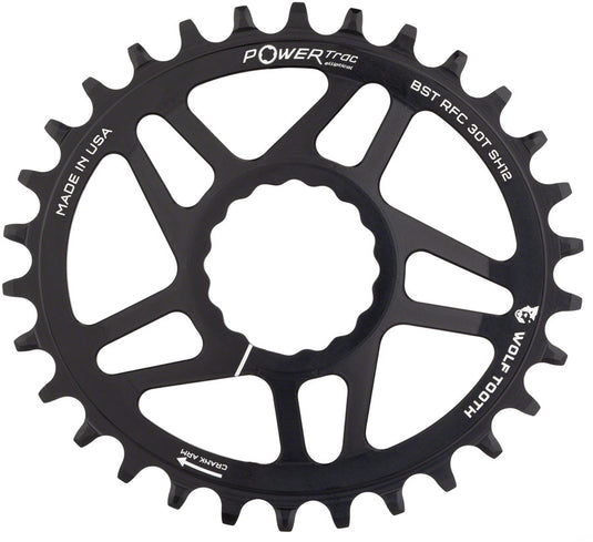 Wolf Tooth Elliptical Chainring 30t RaceFace/Easton Direct Mount 12-Speed Alloy