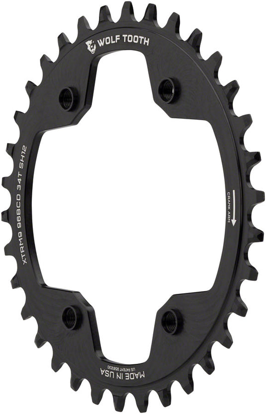 Wolf-Tooth-Shimano-XTR-M9000-96-BCD-Asymmetrical-Hyperglide-Chainrings-Chainrings-CR8126