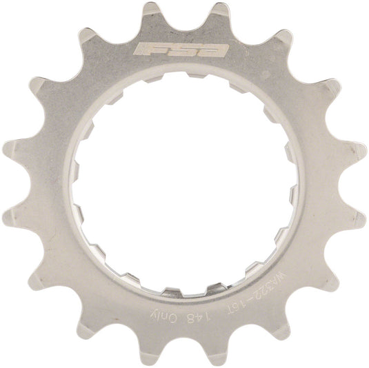 Full Speed Ahead WA322 eBike Sprocket for GEN 2 Bosch - 16t, 2.5mm Offset, Stainless Steel, Polished Silver