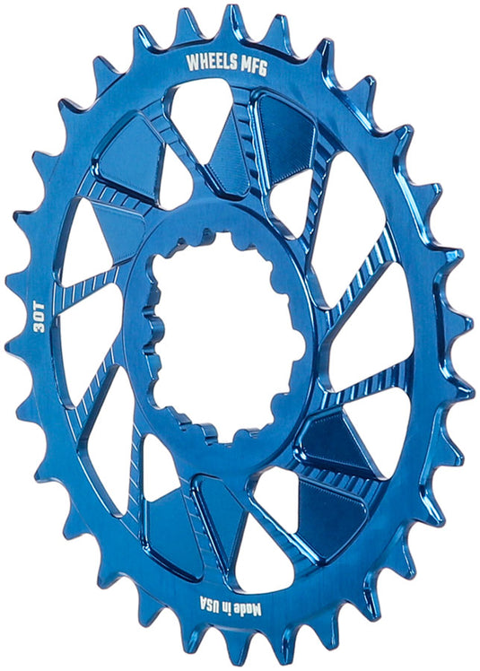 Wheels Manufacturing Direct Mount Chainring - 30t, SRAM 3-Bolt Direct Mount, 3mm Offset, Compatible with Hyperglide+