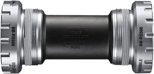 Shimano Bike Parts Bundle: BB-RS501 Hollowtech II Bottom Bracket + Claris FC-R2000 Crankset for Road & Touring, Lightweight Aluminum, High-Performance Cycling Components