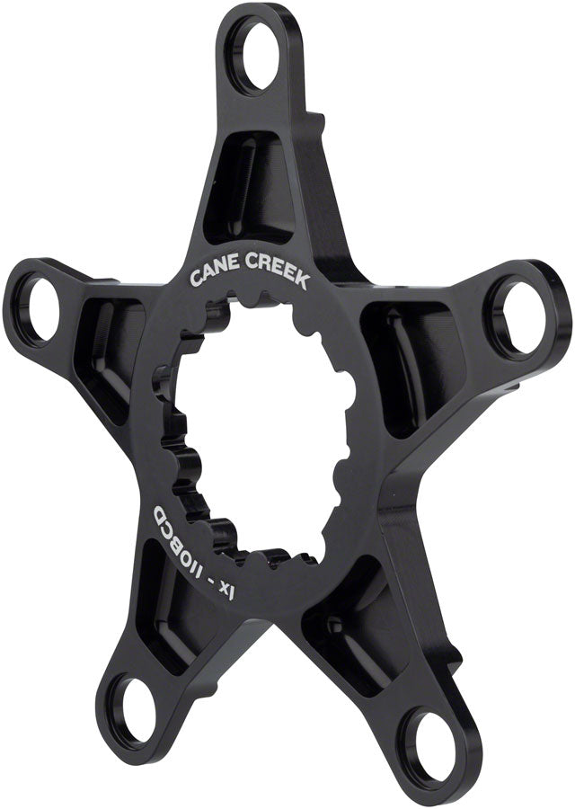 Load image into Gallery viewer, Cane Creek 5 bolt x 110bcd 1x Spider eeWings All-Road Cranks 3-Bolt Interface
