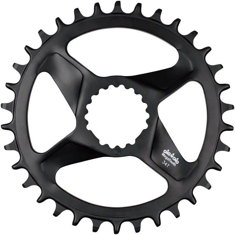 Load image into Gallery viewer, FSA Comet MegaTooth Chainring 34t Direct Mount 12-Speed Hyperglide+ Steel Blk
