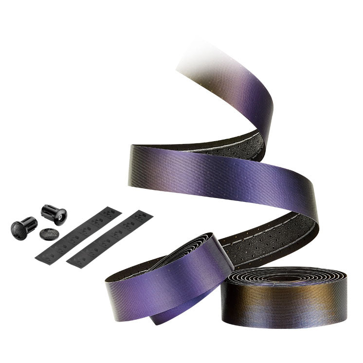 Load image into Gallery viewer, Ciclovation Halo Touch Handlebar Tape, Irradiant Violet w/Blk Plug
