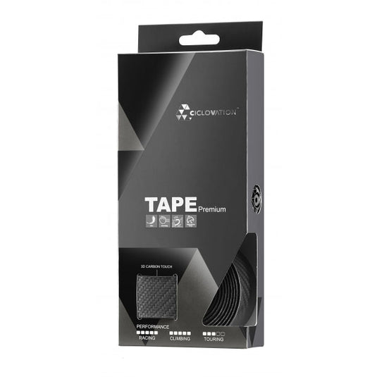 Ciclovation Seitex Black Diamond Handlebar Tape, Diamond Black w/B