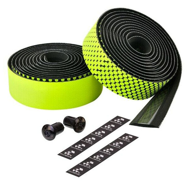 Load image into Gallery viewer, Ciclovation Advanced Leather Handlebar Tape, Fusion Neon Yellow
