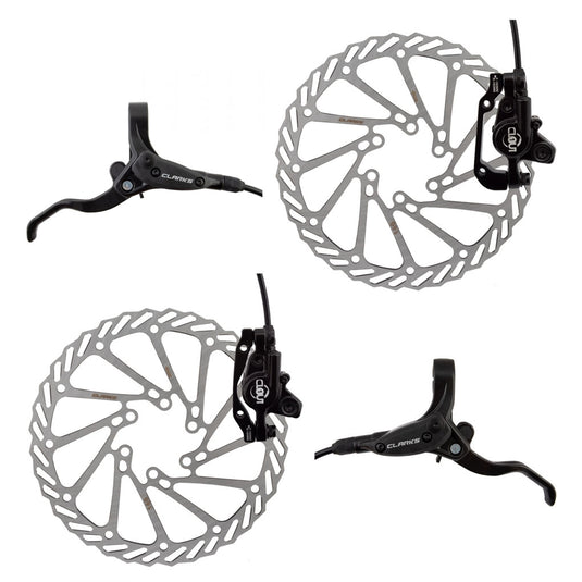 Clarks-Clout-1-Hydraulic-Disc-Brake-Kit-Disc-Brake-&-Lever-Hybrid-comfort-Bike--Road-Bike--Mountain-Bike_HBSL0126