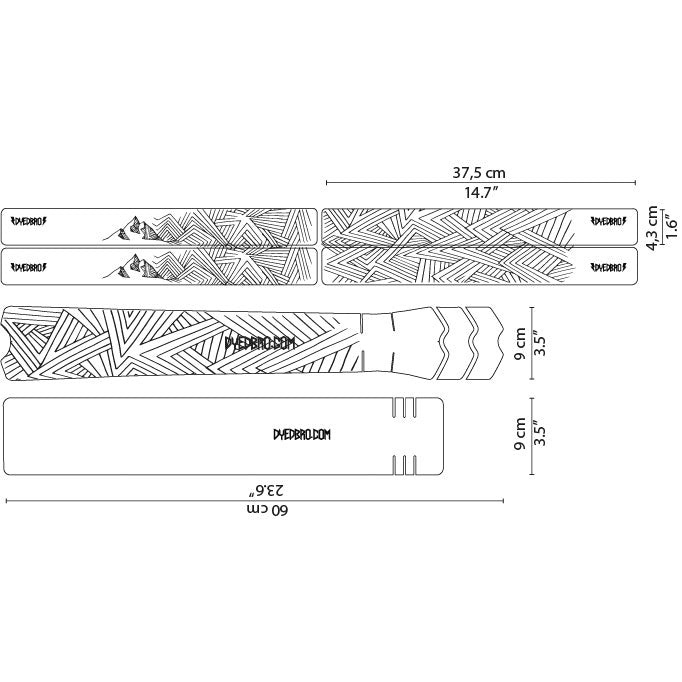 Load image into Gallery viewer, DYEDBRO Frame Protection, Stay Free Black NLS
