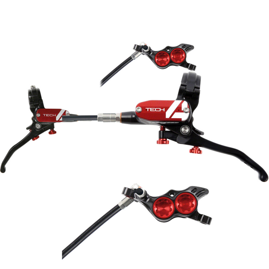 Hope Tech E4 Hydraulic Disc Brake Set Front Rear, Premium